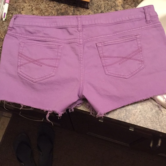 Purple Aeropostale Denim Shorts - Picture 2 of 4